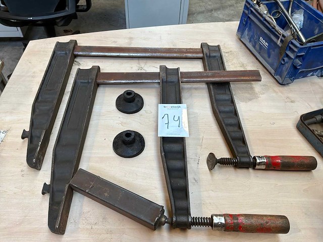 Bessey constructieklem (2x) - afbeelding 2 van  2