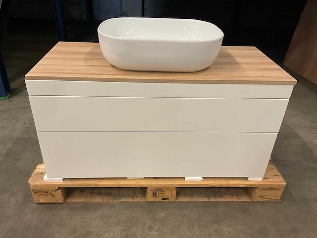 Best design beauty badmeubel 100 cm - afbeelding 3 van  6