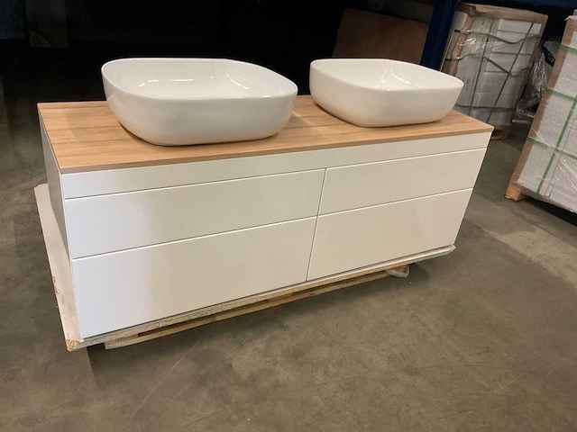 Best design beauty badmeubel 140 cm - afbeelding 1 van  5