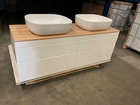 Best design beauty badmeubel 140 cm - afbeelding 1 van  5