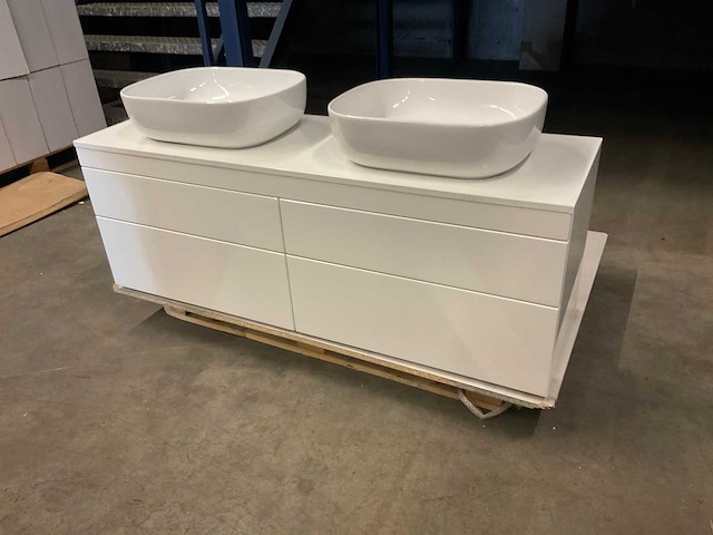 Best design beauty badmeubel 140 cm - afbeelding 1 van  2