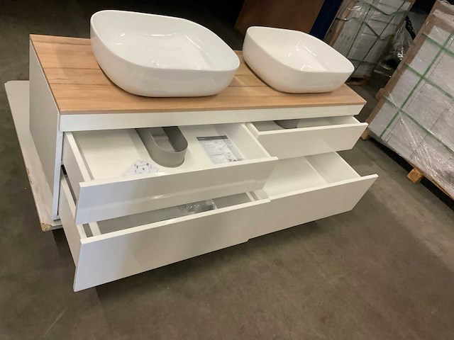 Best design beauty badmeubel 140 cm - afbeelding 5 van  6