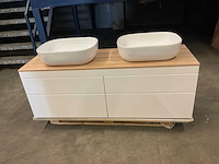 Best design beauty badmeubel 140 cm - afbeelding 3 van  6