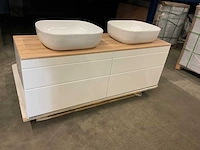 Best design beauty badmeubel 140 cm - afbeelding 1 van  5