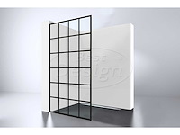 Best design black 1000 screen inloopdouche walk in 100 cm - afbeelding 1 van  2