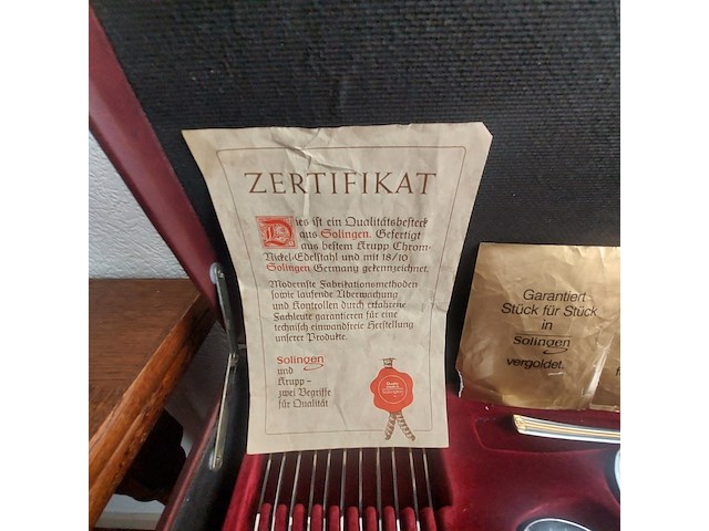 Bestek set, nivella solingen - afbeelding 7 van  8