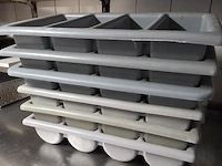 Bestekbak kunststof - 6 stuks - afbeelding 1 van  2