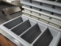 Bestekbak kunststof - 6 stuks - afbeelding 2 van  2