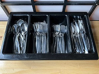 Bestekbak met bestek - afbeelding 1 van  3