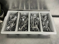 Bestekbak met gebaksvorken - afbeelding 1 van  4