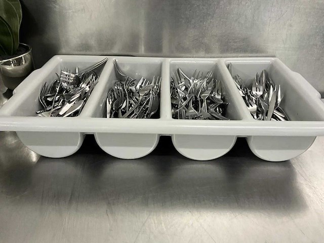 Bestekbak met gebaksvorken - afbeelding 2 van  4