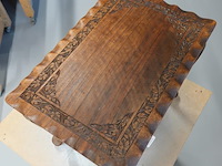 Bestoken antiek tafeltje - afbeelding 5 van  5