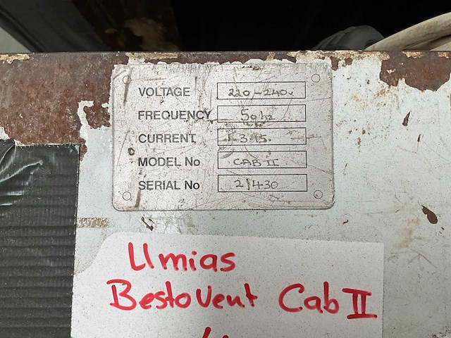 Bestovent cab ii filterunit - afbeelding 5 van  5