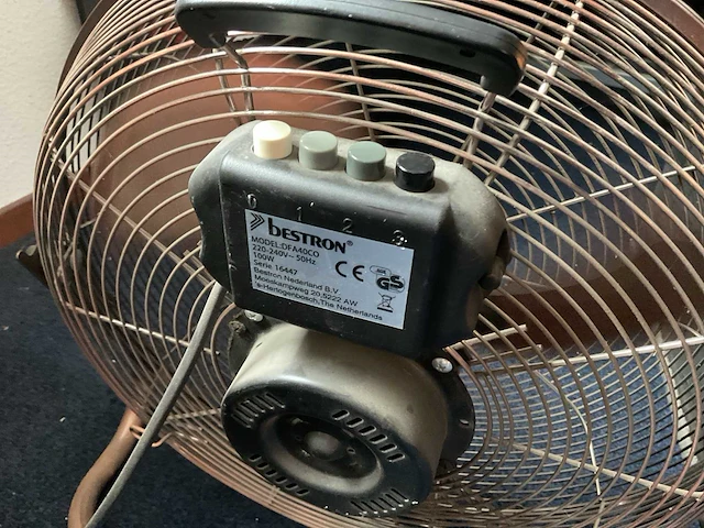 Bestron dfa40co vloer ventilator - afbeelding 2 van  2