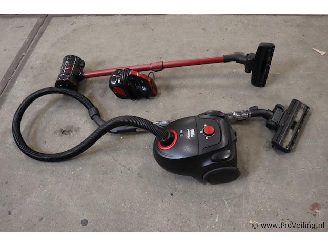 Bestron furbo zakloze canister stofzuiger & sauber steelstofzuiger - afbeelding 1 van  5