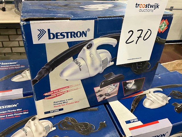 Bestron piranha mini stofzuiger (5x) - afbeelding 2 van  3