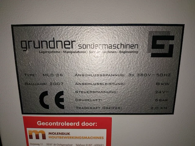 Besturingskast grunder, mld-36, bouwjaar 2007 - afbeelding 4 van  16