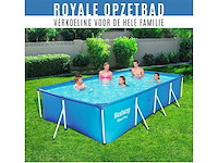 Bestway steel pro zwembad - 400 x 211 x 81 cm - rechthoekig - afbeelding 4 van  5