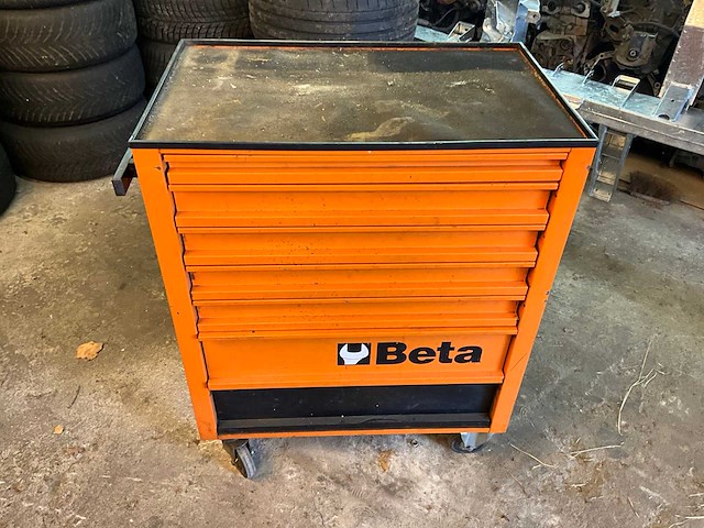 Beta gereedschapswagen + inhoud - afbeelding 1 van  8