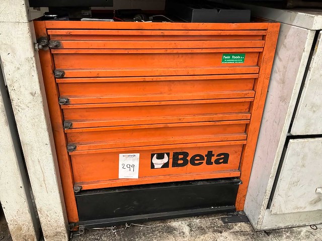 Beta gereedschapswagen met inhoud - afbeelding 1 van  8