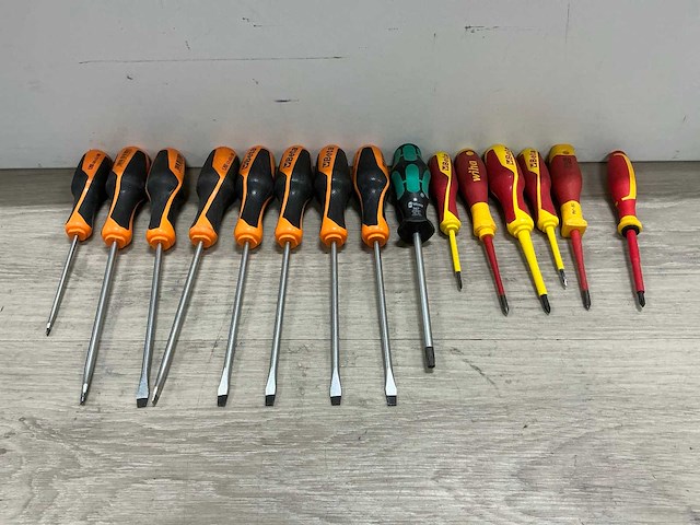Beta, wera, wiha schroevendraaiers (15x) - afbeelding 2 van  3