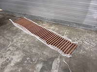 Betherma rooster tbv convector merbau ongelakt 1400x280mm - afbeelding 2 van  8
