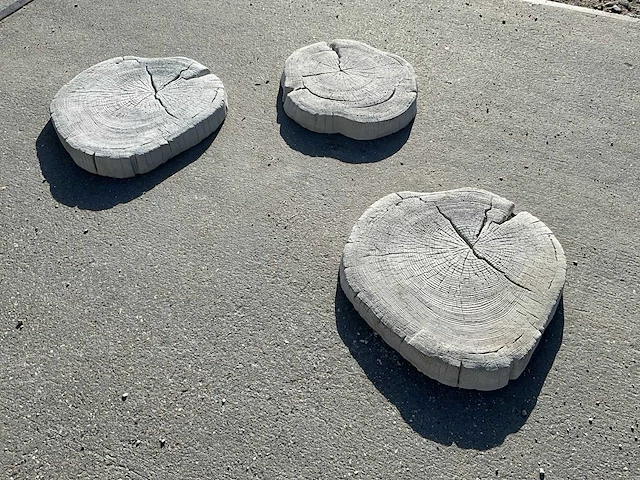 Beton boomschijf staptegel (12x) - afbeelding 2 van  7