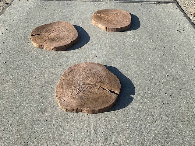 Beton boomschijf staptegel (8x) - afbeelding 3 van  7