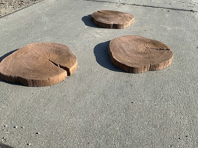 Beton boomschijf staptegel (8x) - afbeelding 6 van  7