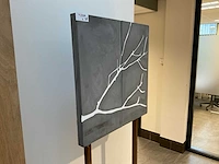 Beton decoratie op metalenstatief - afbeelding 3 van  5