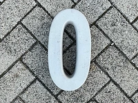 Beton huisnummer 0 groot