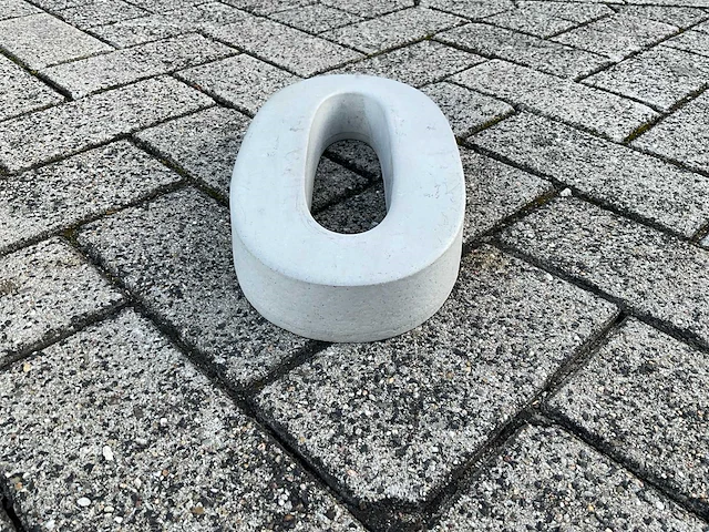 Beton huisnummer 0 groot - afbeelding 4 van  4