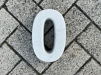 Beton huisnummer 0 klein