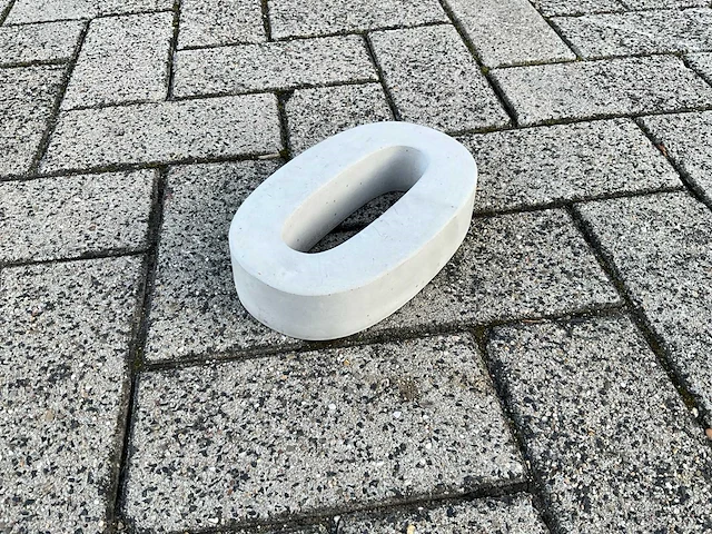 Beton huisnummer 0 klein - afbeelding 3 van  5