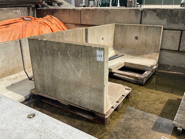 Beton keerwand (6x) - afbeelding 2 van  4