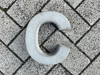 Beton letter c groot