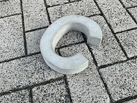 Beton letter c groot - afbeelding 3 van  5