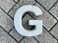 Beton letter g groot