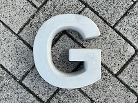 Beton letter g groot - afbeelding 2 van  6