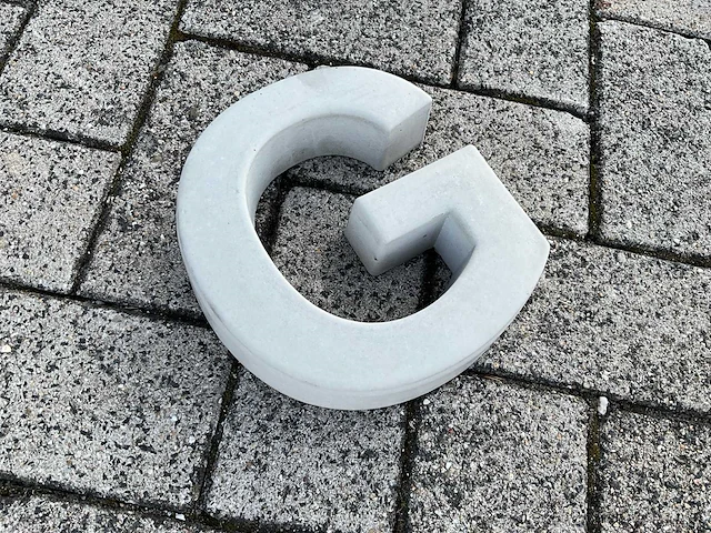 Beton letter g groot - afbeelding 3 van  6
