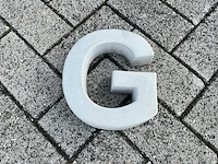 Beton letter g groot - afbeelding 6 van  6
