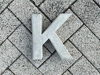 Beton letter k groot
