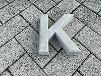 Beton letter k groot - afbeelding 4 van  5