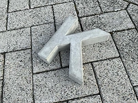 Beton letter k groot - afbeelding 3 van  5