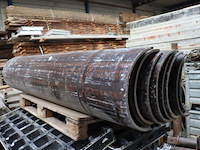 Betonbekisting, halfrond - 12 stuks