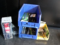 Betonboren makita maten 5, 6, 10 en 12, ruim 50 stuks nieuw, incl. bakje met diverse boortjes.