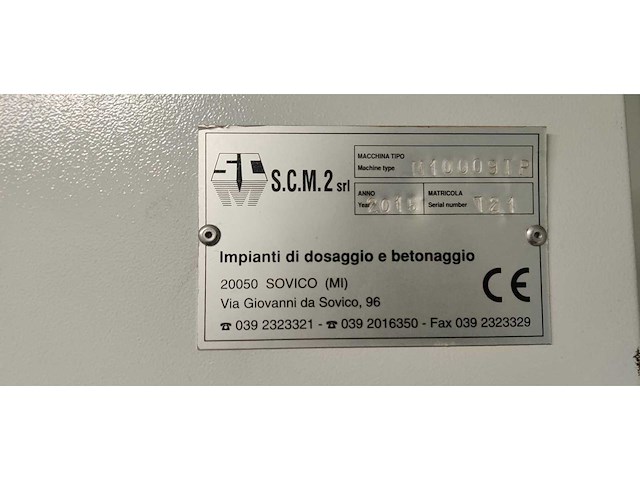 Betonfabriek s.m.c.2 nummer 721 + omg mixer - afbeelding 85 van  92