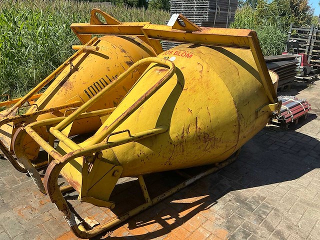Betonkubel kokerkubel 1000l - afbeelding 5 van  10