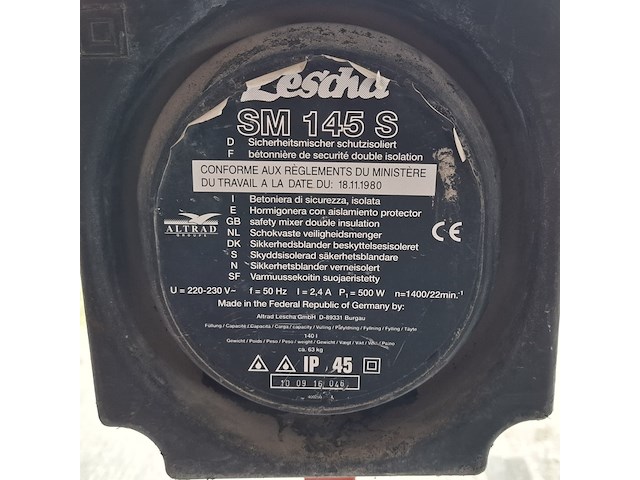 Betonmolen lescha, sm 145 s - afbeelding 4 van  14
