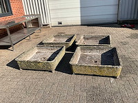 Betonnen bloembakken (4x) - afbeelding 2 van  8
